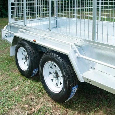 KKT-T1052000 - 10×5 Tandem Axle Hot-Dip Galvanised Box Trailer 2000kg ATM