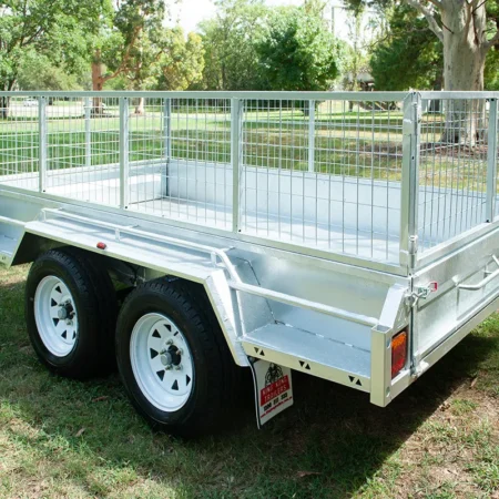 KKT-T1052000 - 10×5 Tandem Axle Hot-Dip Galvanised Box Trailer 2000kg ATM