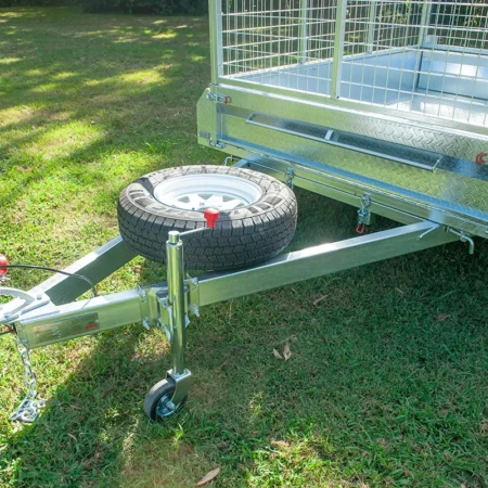 KKT-S85750 - 8×5 Premium Single Axle Hot-Dip Galvanised Tilting Box Trailer 750kg ATM