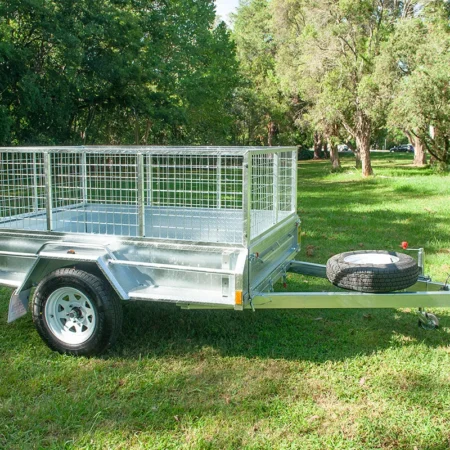 KKT-S75750 - 7×5 Premium Single Axle Hot-Dip Galvanised Tilting Box Trailer 750kg ATM