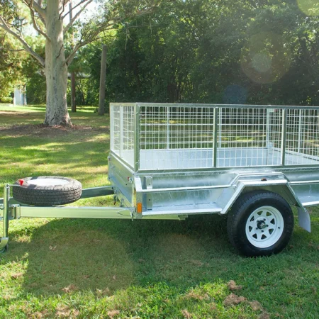 KKT-S85750 - 8×5 Premium Single Axle Hot-Dip Galvanised Tilting Box Trailer 750kg ATM