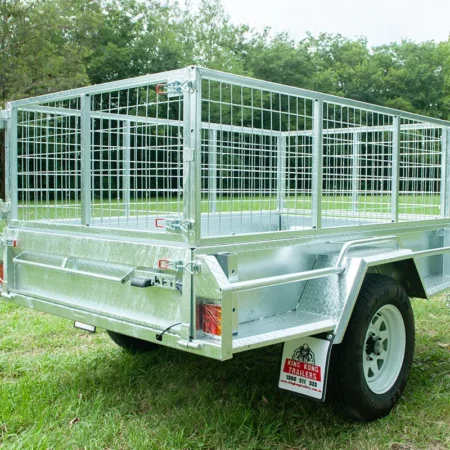 7x4 Single Axle Box Trailer 750kg-rare