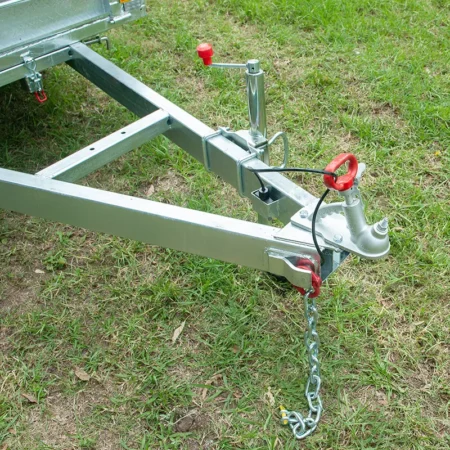 7x4 Single Axle Box Trailer 750kg-draw bar