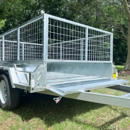 KKT-T852000 - 8×5 Tandem Axle Hot-Dip Galvanised Box Trailer 2000kg ATM