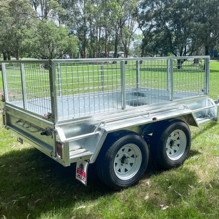 KKT-T852000 - 8×5 Tandem Axle Hot-Dip Galvanised Box Trailer 2000kg ATM