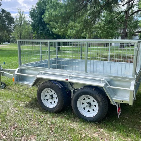 KKT-T852000 - 8×5 Tandem Axle Hot-Dip Galvanised Box Trailer 2000kg ATM