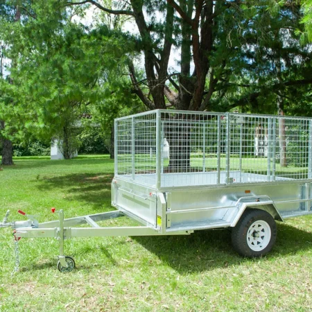 KKT-S85U - 8×5 Premium Single Axle Hot-Dip Galvanised Box Trailer 1400kg ATM