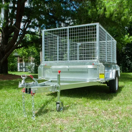 KKT-S85U - 8×5 Premium Single Axle Hot-Dip Galvanised Box Trailer 1400kg ATM