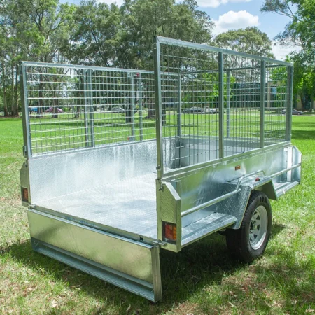 KKT-S85U - 8×5 Premium Single Axle Hot-Dip Galvanised Box Trailer 1400kg ATM