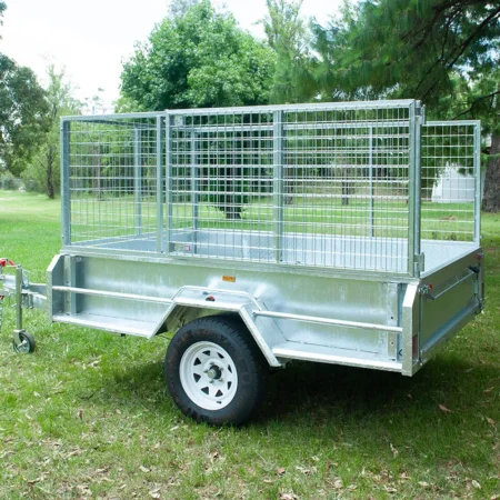KKT-S85U - 8×5 Premium Single Axle Hot-Dip Galvanised Box Trailer 1400kg ATM