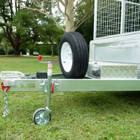 KKT-TP106U4500- 10×6 Tandem Axle Hydraulic Tipper Galvanised Box Trailer 4500kg ATM