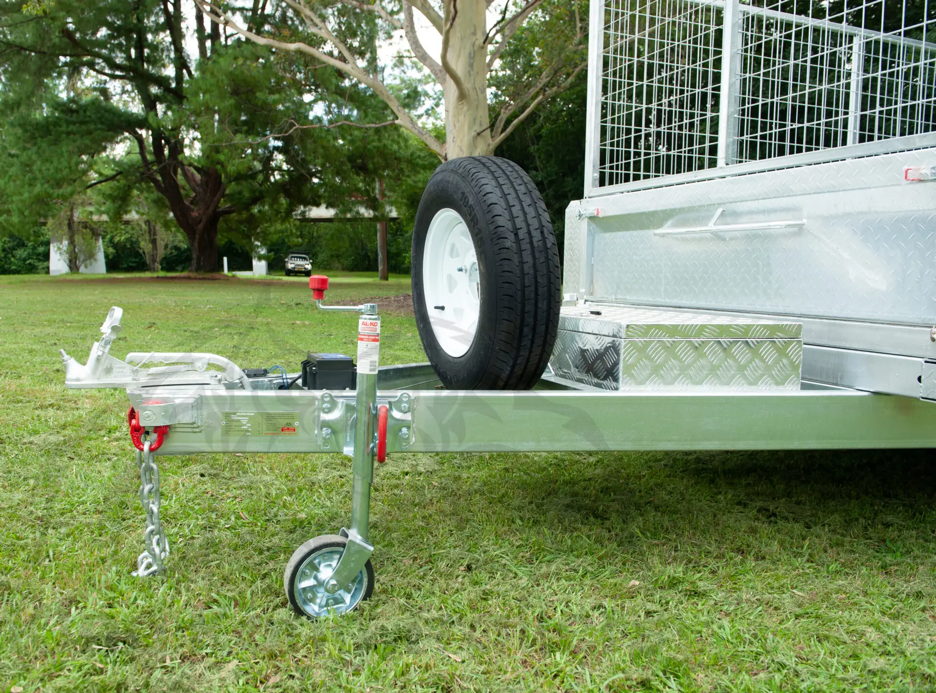 KKT-TP106U4500- 10×6 Tandem Axle Hydraulic Tipper Galvanised Box Trailer 4500kg ATM