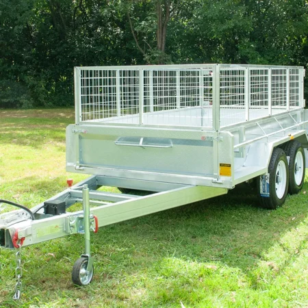 KKT-T105UH3500 - 10×5 Tandem Axle Hot-Dip Galvanised Box Trailer 3500kg ATM