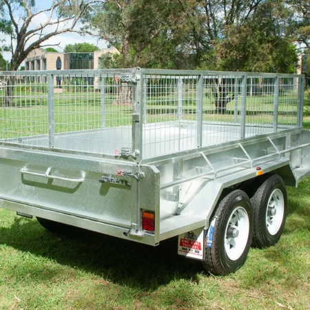 KKT-T106UH3500 - 10×6 Tandem Axle Hot-Dip Galvanised Box Trailer 3500kg ATM