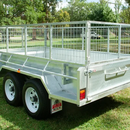 KKT-T105UH3500 - 10×5 Tandem Axle Hot-Dip Galvanised Box Trailer 3500kg ATM