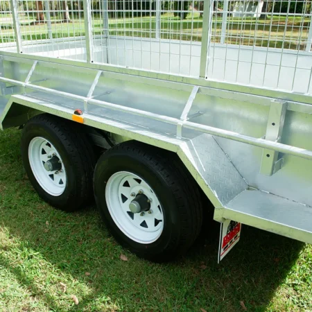KKT-T105UH3500 - 10×5 Tandem Axle Hot-Dip Galvanised Box Trailer 3500kg ATM