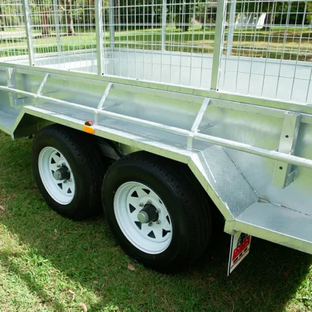 KKT-T106UH3500 - 10×6 Tandem Axle Hot-Dip Galvanised Box Trailer 3500kg ATM