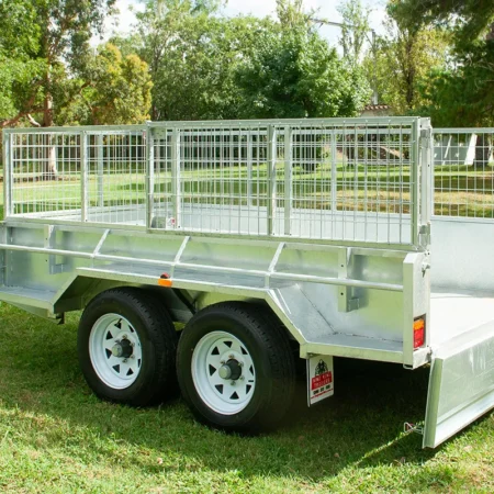 KKT-T106UH3500 - 10×6 Tandem Axle Hot-Dip Galvanised Box Trailer 3500kg ATM
