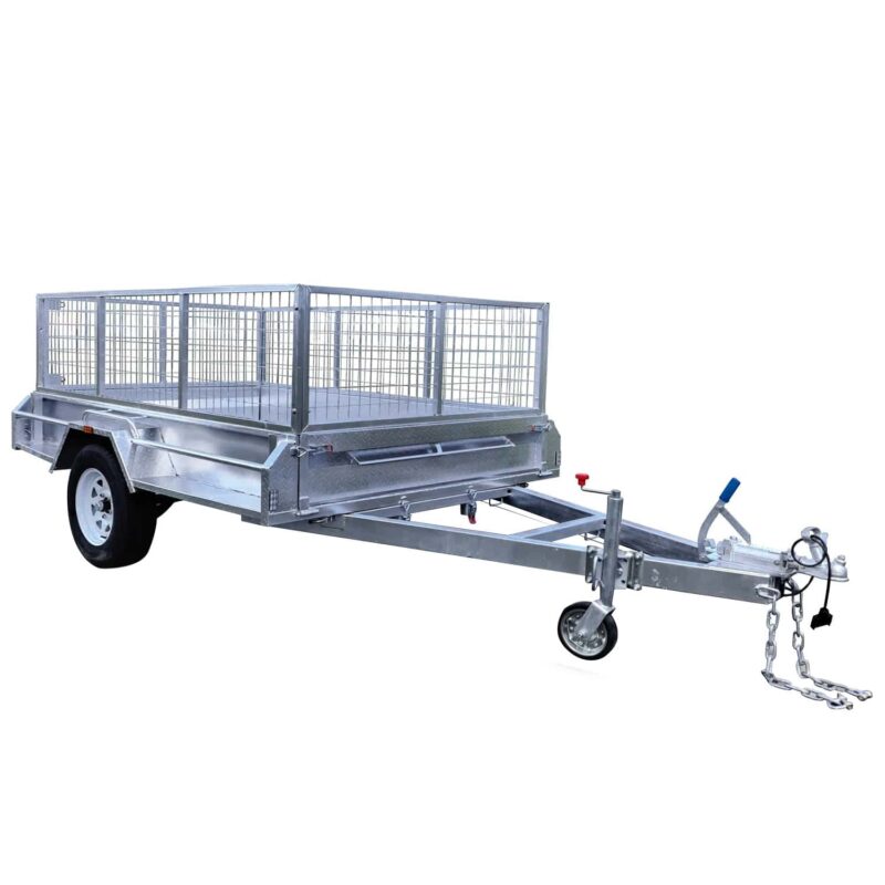 8 X 5 Premium Single Axle Hot-Dip Galvanised Tilting Box Trailer 1400KG ...