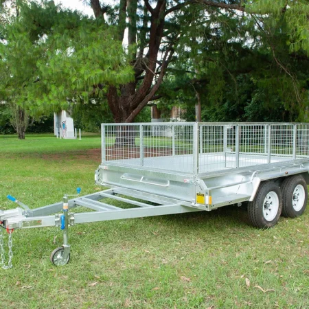 KKT-T1062000 - 10×6 Tandem Axle Hot-Dip Galvanised Box Trailer 2000kg ATM