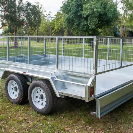 KKT-T1062000 - 10×6 Tandem Axle Hot-Dip Galvanised Box Trailer 2000kg ATM