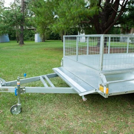 KKT-T1062000 - 10×6 Tandem Axle Hot-Dip Galvanised Box Trailer 2000kg ATM