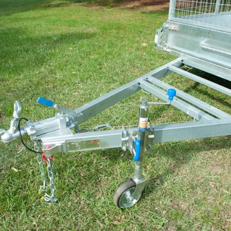 KKT-T1062000 - 10×6 Tandem Axle Hot-Dip Galvanised Box Trailer 2000kg ATM