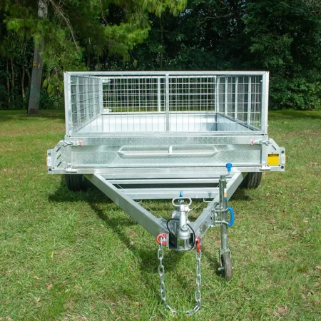 KKT-T1062000 - 10×6 Tandem Axle Hot-Dip Galvanised Box Trailer 2000kg ATM