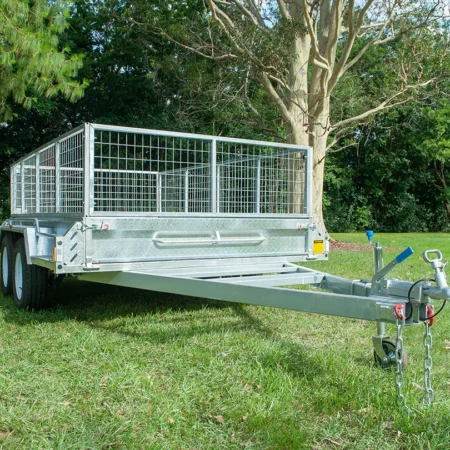KKT-T1062000 - 10×6 Tandem Axle Hot-Dip Galvanised Box Trailer 2000kg ATM
