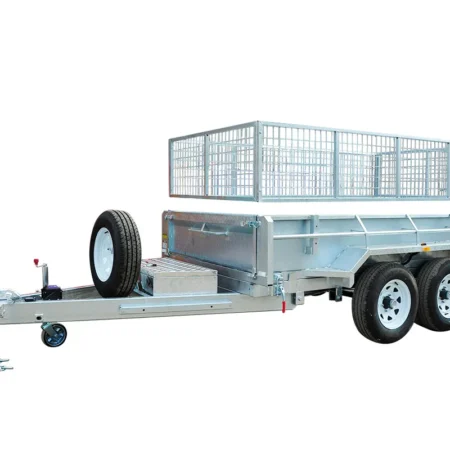 KKT-TP105U4200 - 10×5 Tandem Axle Hydraulic Tipper Galvanised Box Trailer 4200kg ATM