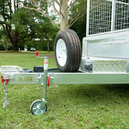 KKT-TP105U4200 - 10×5 Tandem Axle Hydraulic Tipper Galvanised Box Trailer 4200kg ATM