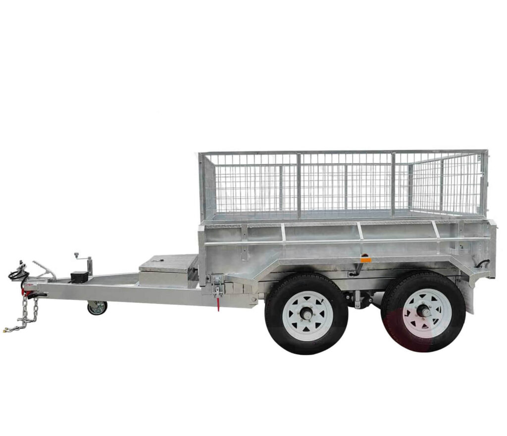 Tandem-Axle-Hydraulic-Tipper-Galvanised-Box-Trailer-Rated-3500kg-ATM