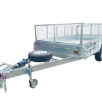 12x6 Tandem axle box traielr 3500kg front side