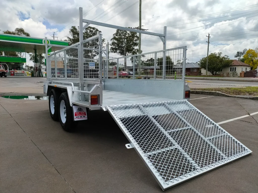 Fold-Down Mesh Ramp Door
