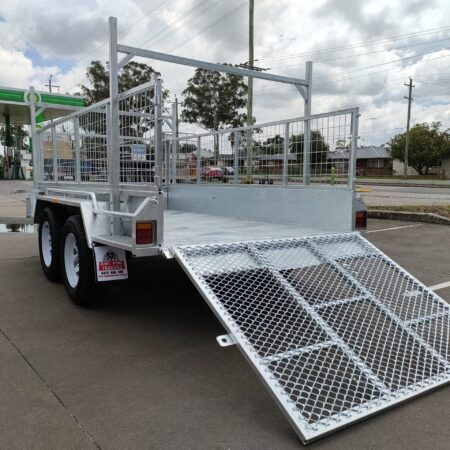 Fold-Down Mesh Ramp Door