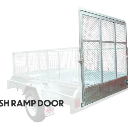 Fold-Down Mesh Ramp Door
