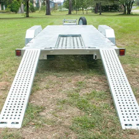 KKT-CT16- Checker Plate - Tandem Axle Car Trailer - Deck size 16.4×6.6ft (5X2m) 3500KG ATM