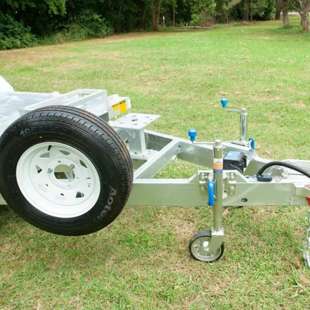 KKT-CT16- Checker Plate - Tandem Axle Car Trailer - Deck size 16.4×6.6ft (5X2m) 3500KG ATM