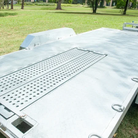KKT-CT16- Checker Plate - Tandem Axle Car Trailer - Deck size 16.4×6.6ft (5X2m) 3500KG ATM
