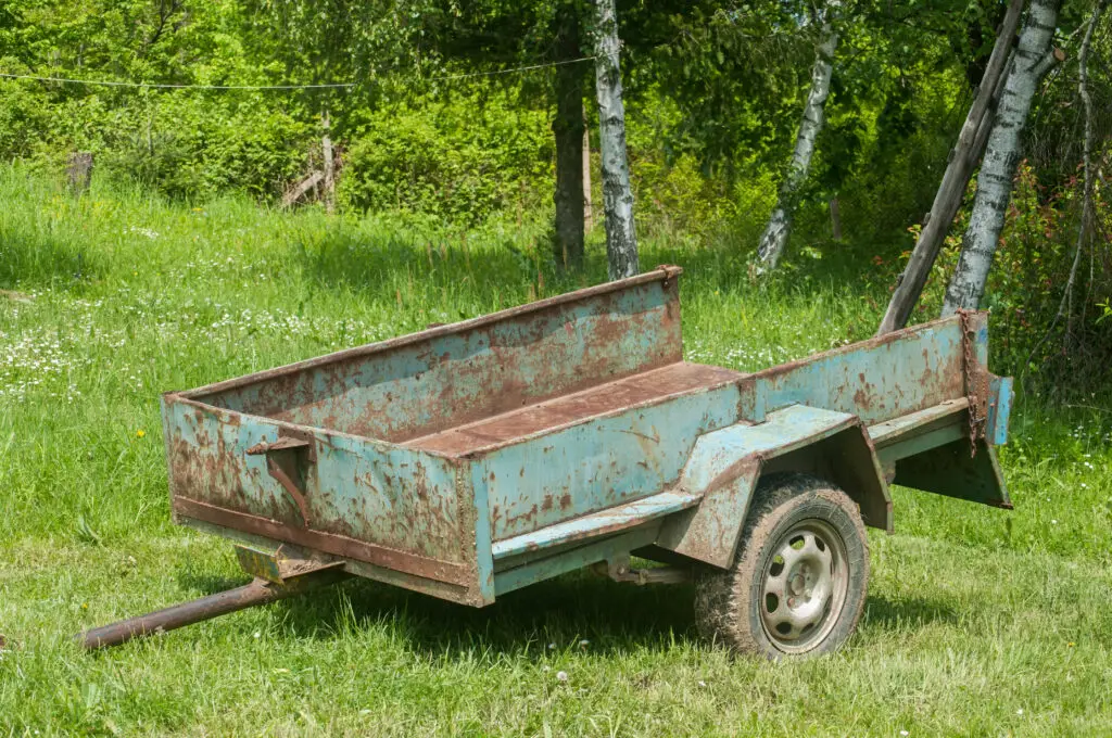 how to clean galvanized steel trailer