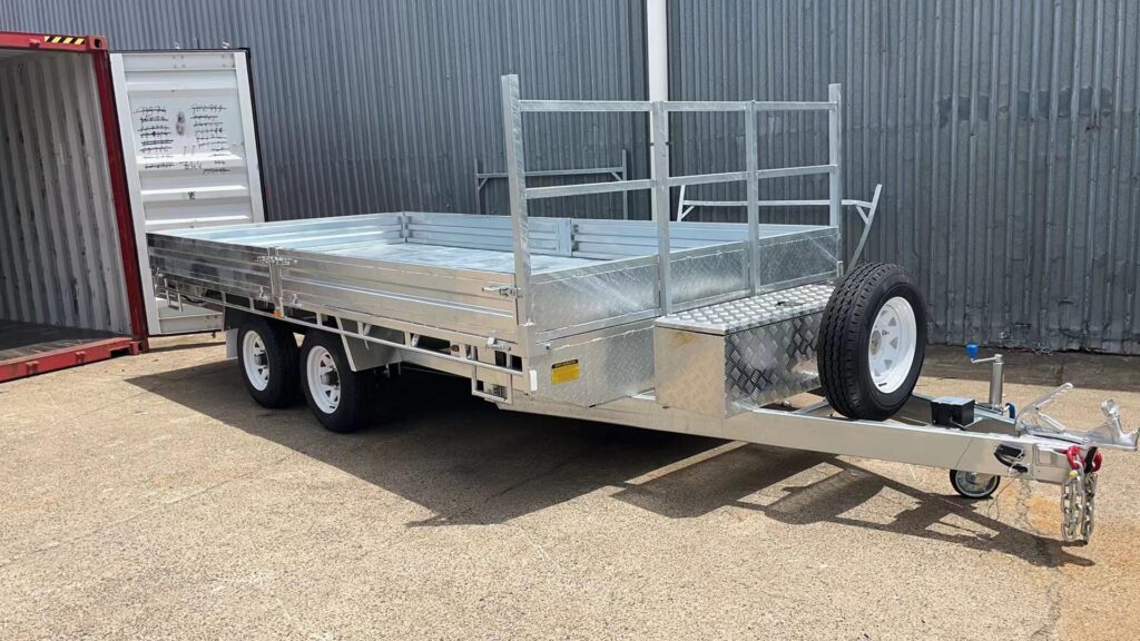 14 X 7 Hot-Dip Galvanised Flat Top Trailer 3500KG ATM - King Kong Trailers