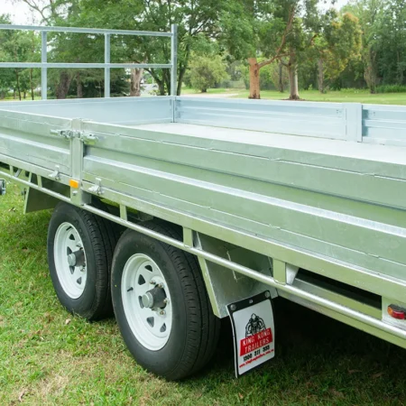 KKT-FT1683500RP - 16×8 Hot-Dip Galvanised Flat Top Trailer 3500kg ATM with Ramps