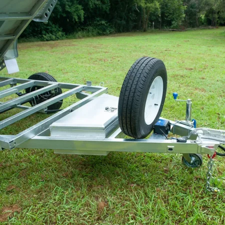 KKT-SP851800 - 8×5 Hydraulic Tipper Galvanised Box Trailer 1800kg ATM with Electric Brake
