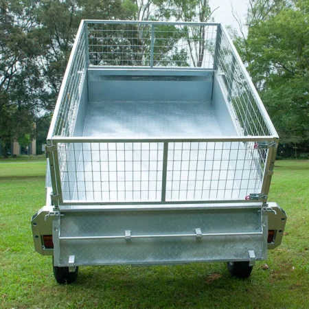 KKT-SP851800 - 8×5 Hydraulic Tipper Galvanised Box Trailer 1800kg ATM with Electric Brake