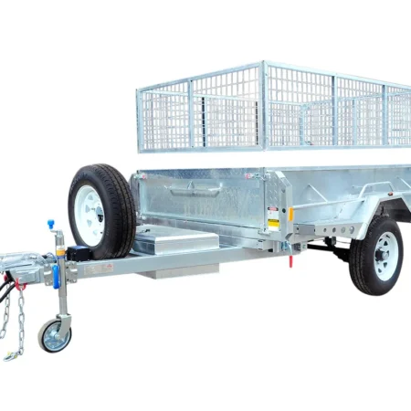 KKT-SP851800 - 8×5 Hydraulic Tipper Galvanised Box Trailer 1800kg ATM with Electric Brake