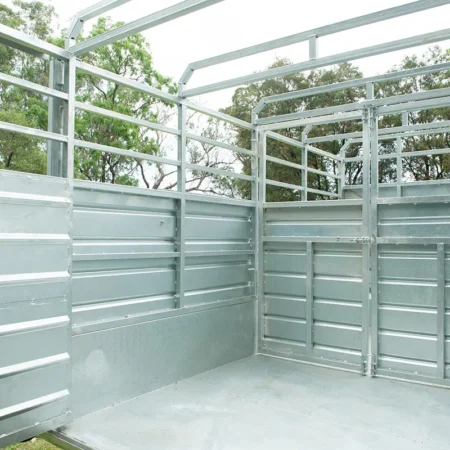 KKT-T126U-CATTLE - 12×6 Livestock Trailer 3500kg ATM with Aluminium Side Rails and Steel Ramps