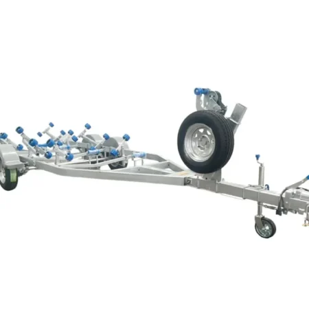 KKT-BTT57200 - 5.7m Galvanised Boat Trailer 2000kg ATM – Suits Boats 5.2–5.7m (17–18.7ft)
