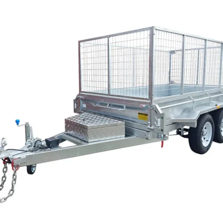 KKT-TP105L3200 - 10×5 Tandem Axle Hydraulic Tipper Galvanised Box Trailer 3200kg ATM