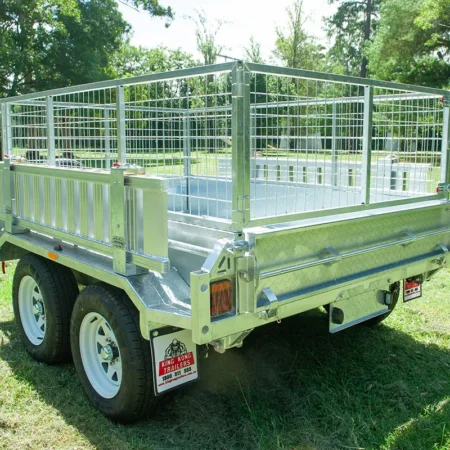 KKT-TP85L3200 - 8×5 Tandem Axle Hydraulic Tipper Galvanised Box Trailer 3200kg ATM