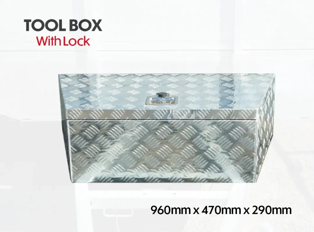 Aluminium Tapered Tool Box
